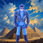 Preview: M.A.S.K. Sly Rax Figur 5 cm | Kenner 1986 | Loose ohne Maske